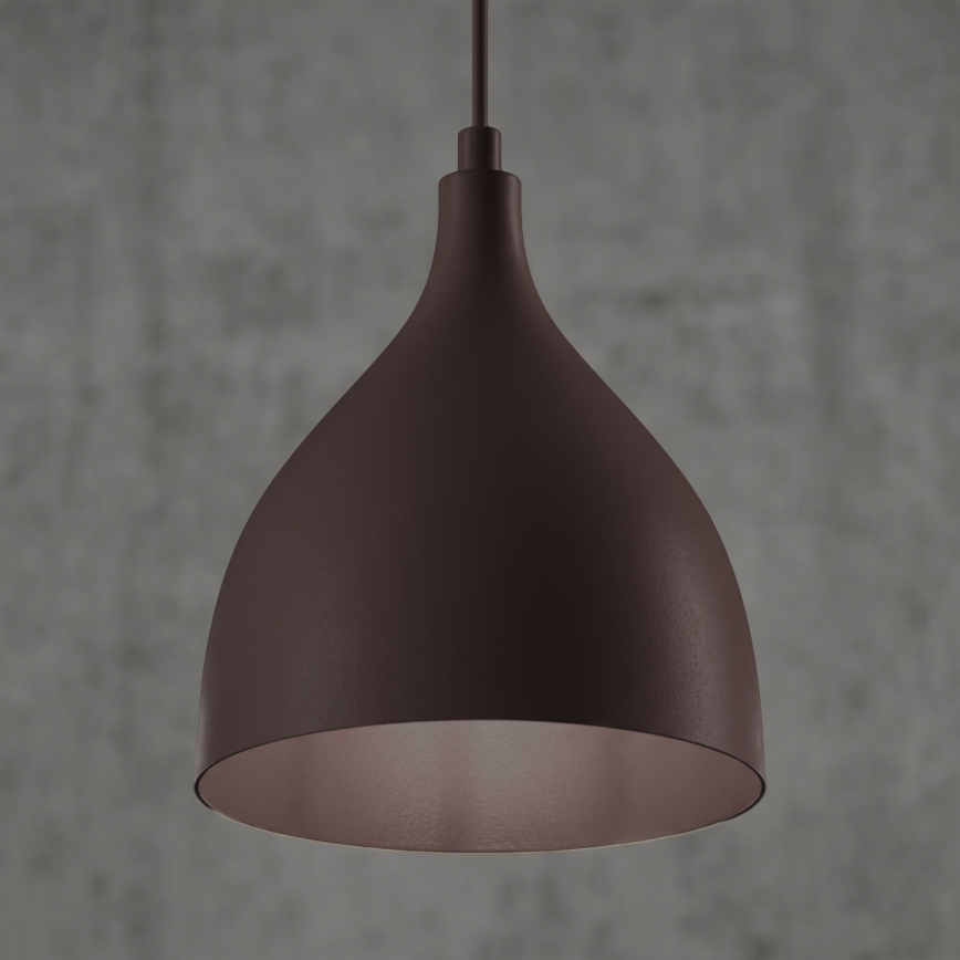 Lampa wisząca na przewodzie NOAK CLASSIC 1xE27/15W/230V brązowa