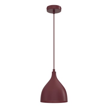 Lampa wisząca na przewodzie NOAK CLASSIC 1xE27/15W/230V burgundowa