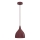 Lampa wisząca na przewodzie NOAK CLASSIC 1xE27/15W/230V burgundowa