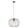 Lampa wisząca na przewodzie OVELLA 1xE27/15W/230V śr. 46 cm czarna