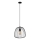 Lampa wisząca na przewodzie OVELLA 1xE27/15W/230V, średnica 36 cm, czarna