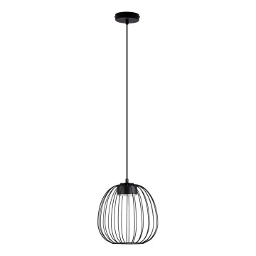 Lampa wisząca na przewodzie OVELLA 1xGX53/10W/230V, śr. 25 cm, czarna