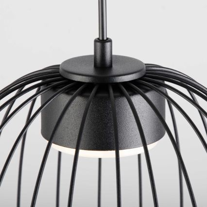 Lampa wisząca na przewodzie OVELLA 1xGX53/10W/230V, śr. 25 cm, czarna