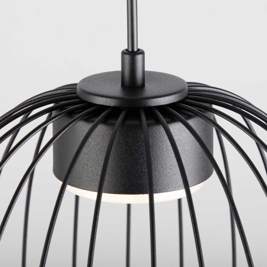 Lampa wisząca na przewodzie OVELLA 1xGX53/10W/230V, śr. 25 cm, czarna