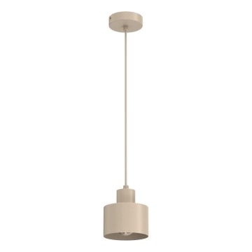Lampa wisząca na przewodzie PARKLA 1xE27/15W/230V beżowa
