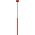 Lampa wisząca na przewodzie PASTELO 1xG9/8W/230V czerwona