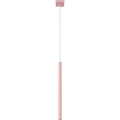 Lampa wisząca na przewodzie PASTELO 1xG9/8W/230V różowa