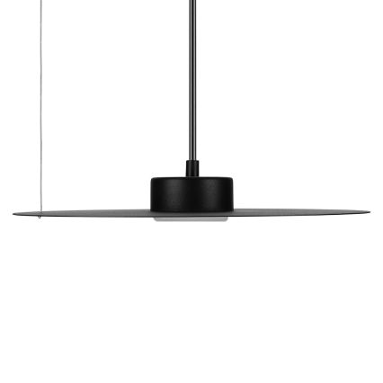 Lampa wisząca na przewodzie PIATTO 1xGX53/15W/230V Ø 35 cm czarna