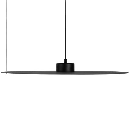 Lampa wisząca na przewodzie PIATTO 1xGX53/15W/230V Ø 55 cm czarna