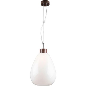 Lampa wisząca na przewodzie PIRO 1xE27/60W/230V buk