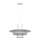 Lampa wisząca na przewodzie PLATO 1xE27/15W/230V biała