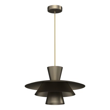 Lampa wisząca na przewodzie PLATO 1xE27/15W/230V brązowa