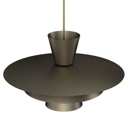 Lampa wisząca na przewodzie PLATO 1xE27/15W/230V brązowa