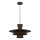 Lampa wisząca na przewodzie PLATO 1xE27/15W/230V brązowa
