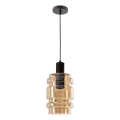 Lampa wisząca na przewodzie RADON 1xE27/40W/230V dymowo-beżowa