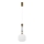 Lampa wisząca na przewodzie ROYAL 1xE27/15W/230V złota/biała