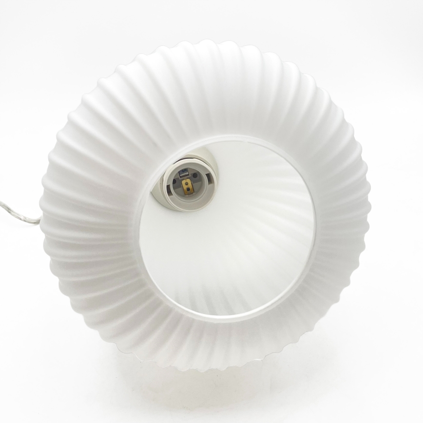 Lampa wisząca na przewodzie ROYAL 1xE27/15W/230V złota/biała