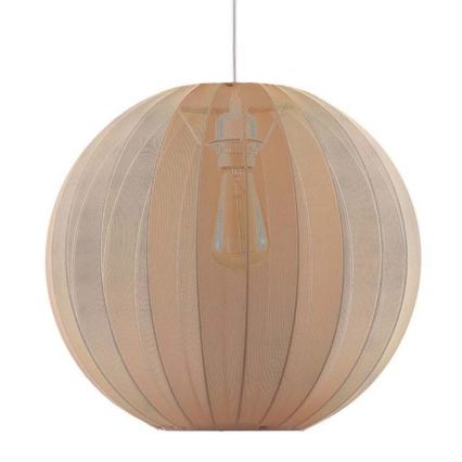 Lampa wisząca na przewodzie SENSAI 1xE27/20W/230V pr. 40 cm beżowa