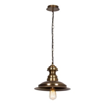 Lampa wisząca na przewodzie SIVANI 1xE27/40W/230V brązowa