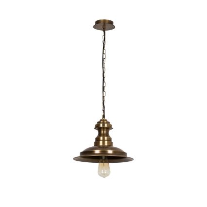 Lampa wisząca na przewodzie SIVANI 1xE27/40W/230V brązowa