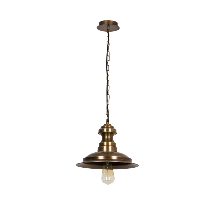 Lampa wisząca na przewodzie SIVANI 1xE27/40W/230V brązowa