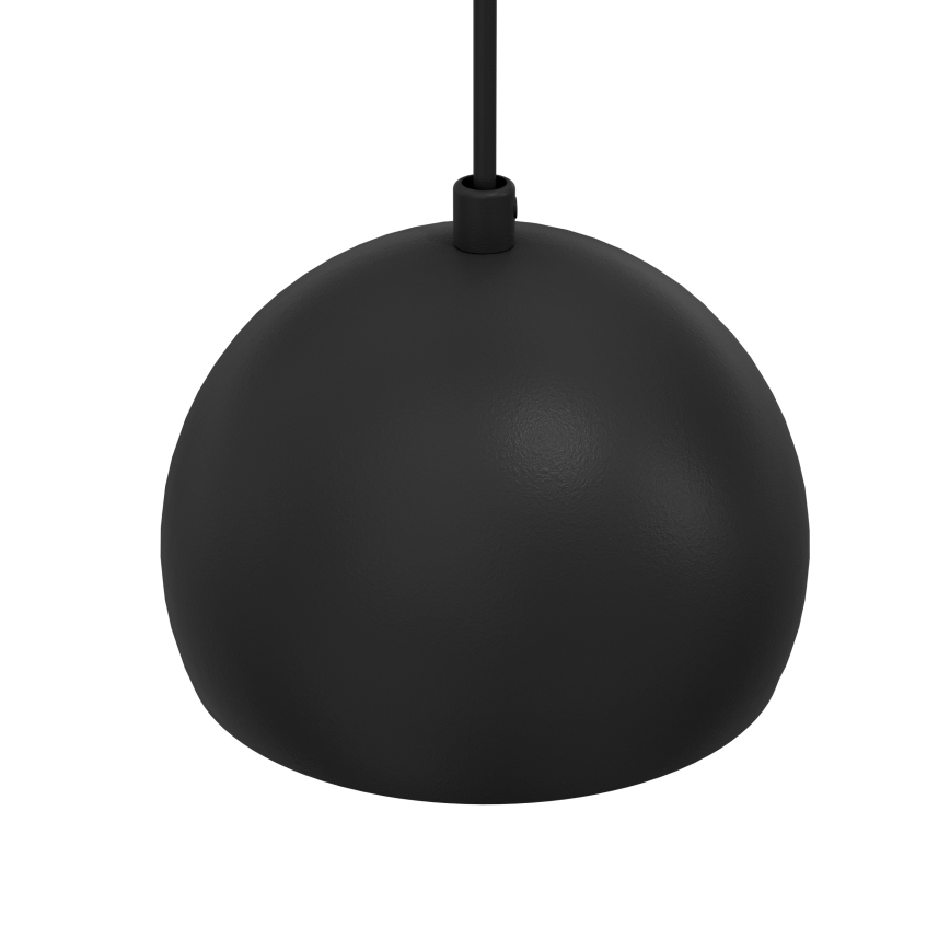 Lampa wisząca na przewodzie SOOL 1xE27/15W/230V śr. 15 cm czarna