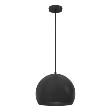 Lampa wisząca na przewodzie SOOL 1xE27/15W/230V śr. 27 cm czarna