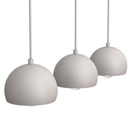 Lampa wisząca na przewodzie SOOL 3xE27/15W/230V kremowa