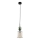 Lampa wisząca na przewodzie SOPHIA 1xE14/10W/230V czarny/zielony/dymny beż