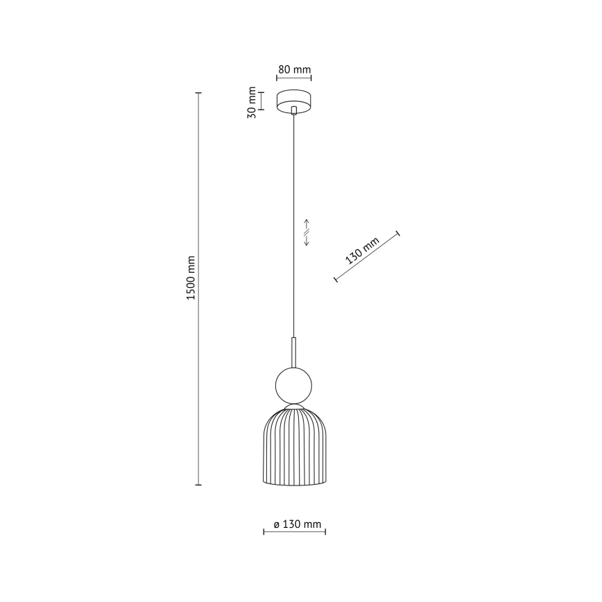 Lampa wisząca na przewodzie SOPHIA 1xE14/10W/230V czarny/zielony/dymny beż