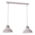 Lampa wisząca na przewodzie SVEN 2xE27/15W/230V kremowa