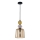 Lampa wisząca na przewodzie TROPEA 1xE27/15W/230V czarny/dymny beż/różowy
