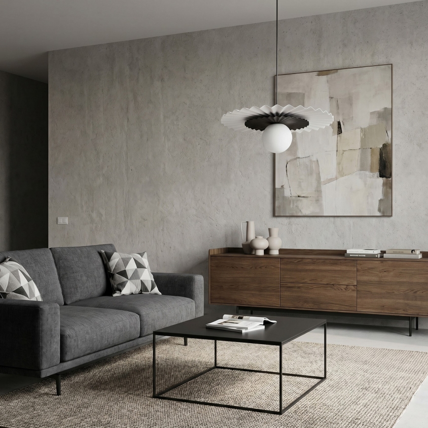 Lampa wisząca na przewodzie UMBRA 1xG9/8W/230V czarna/biała