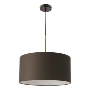 Lampa wisząca na przewodzie VANTI 1xE27/40W/230V brązowa