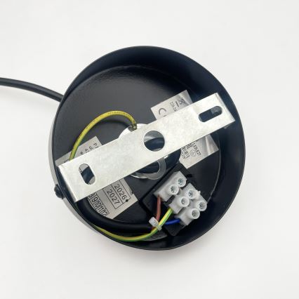 Lampa wisząca na przewodzie VELLO 1xE27/15W/230V czarny/przydymiony róż/beżowy/czarny