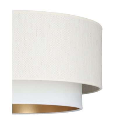 Lampa wisząca NATIA na lince 1xE27/60W/230V śr. 45 cm biała