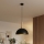 Lampa wisząca NAUTICA na przewodzie 1xGX53/12W/230V czarna