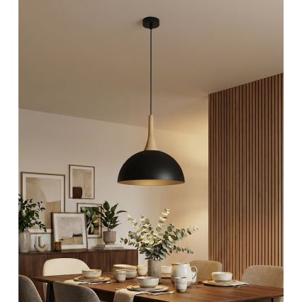 Lampa wisząca NAUTICA na przewodzie 1xGX53/12W/230V czarna