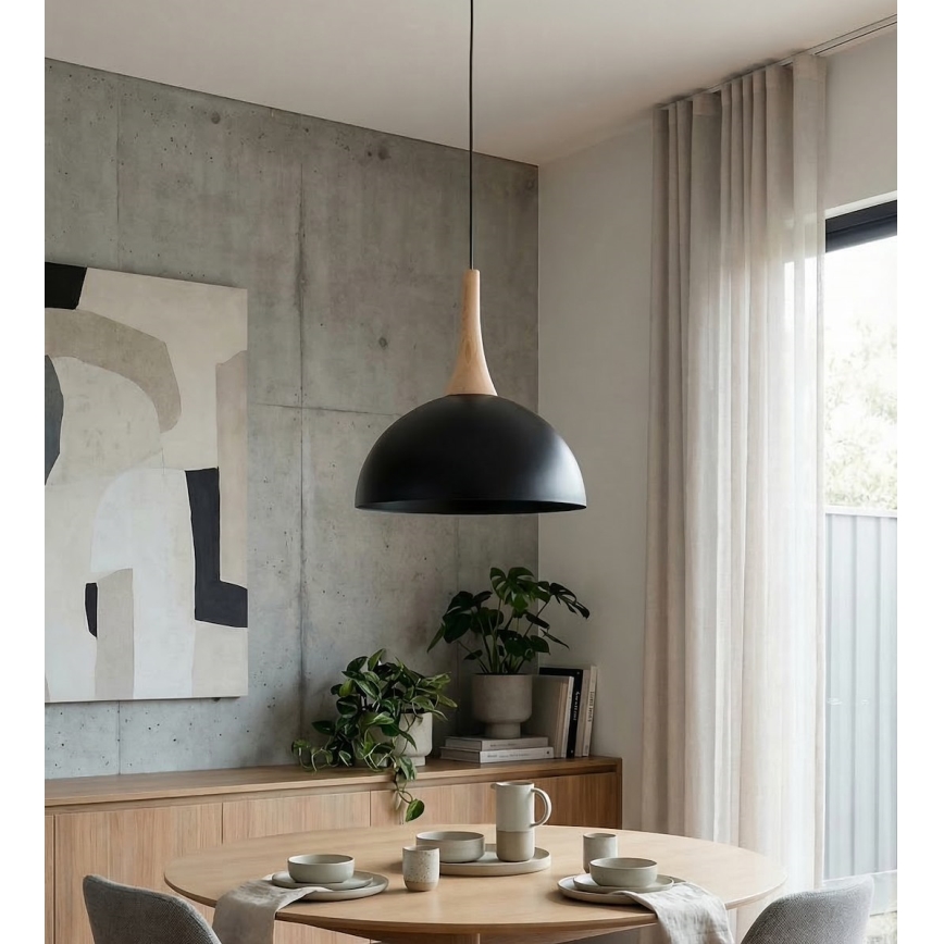 Lampa wisząca NAUTICA na przewodzie 1xGX53/12W/230V czarna