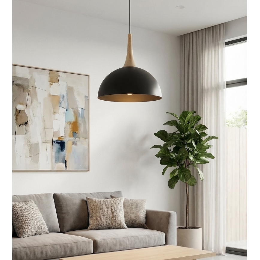 Lampa wisząca NAUTICA na przewodzie 1xGX53/12W/230V czarna