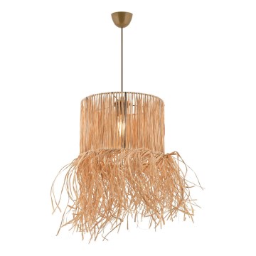 Lampa wisząca NESS 1xE27/40W/230V rafię