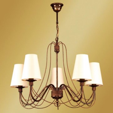 Lampa wisząca Preto S - 5xE14/60W/230V