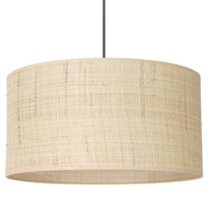 Lampa wisząca na linkach RATTAN 1xE27/60W/230V śr. 40 cm rattan