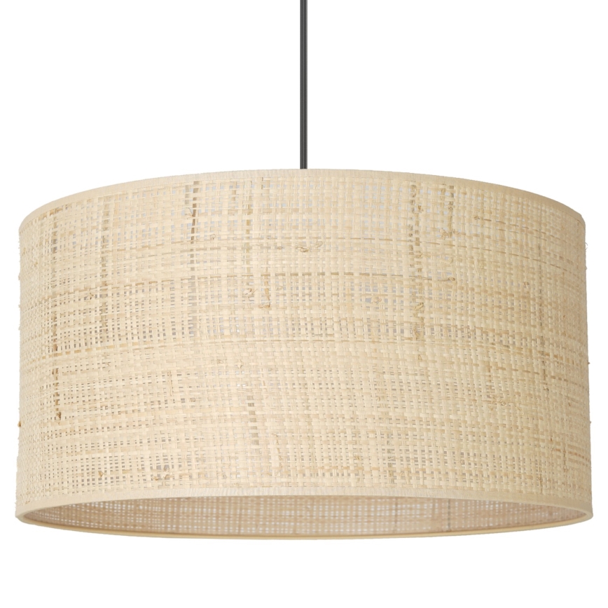 Lampa wisząca na linkach RATTAN 1xE27/60W/230V śr. 40 cm rattan