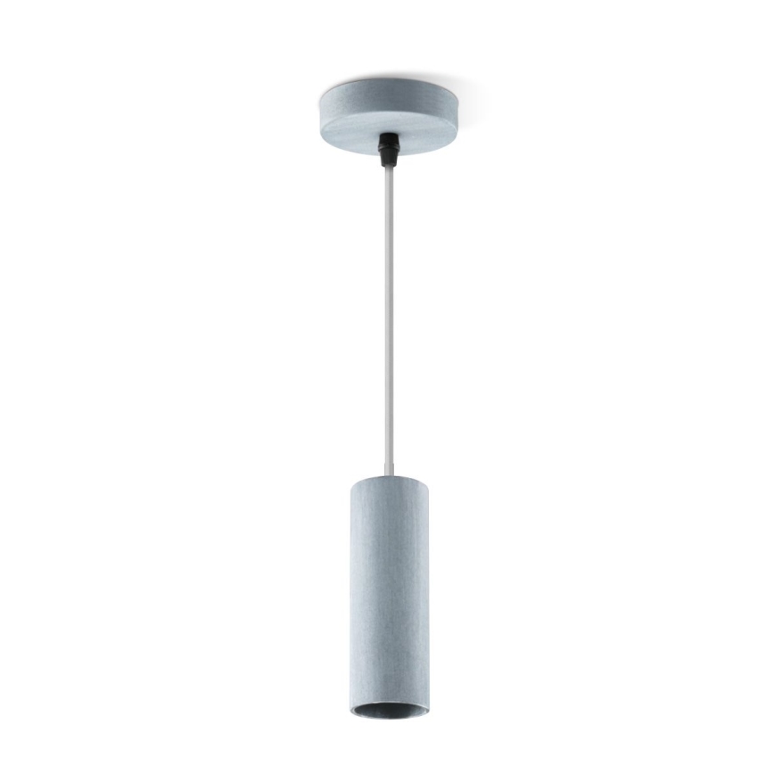 Lampa wisząca na linku SAGA 1xE27/40W/230V szara