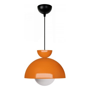 Lampa wisząca SALVA 1xE27/15W/230V pomarańczowa