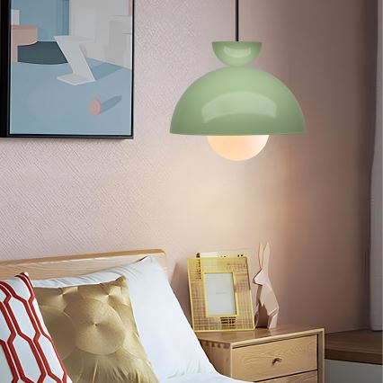 Lampa wisząca SALVA 1xE27/15W/230V zielona