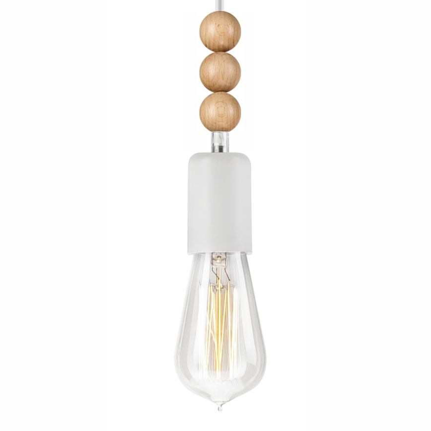 Lampa wisząca na linkę SIMON 1xE27/60W/230V buk