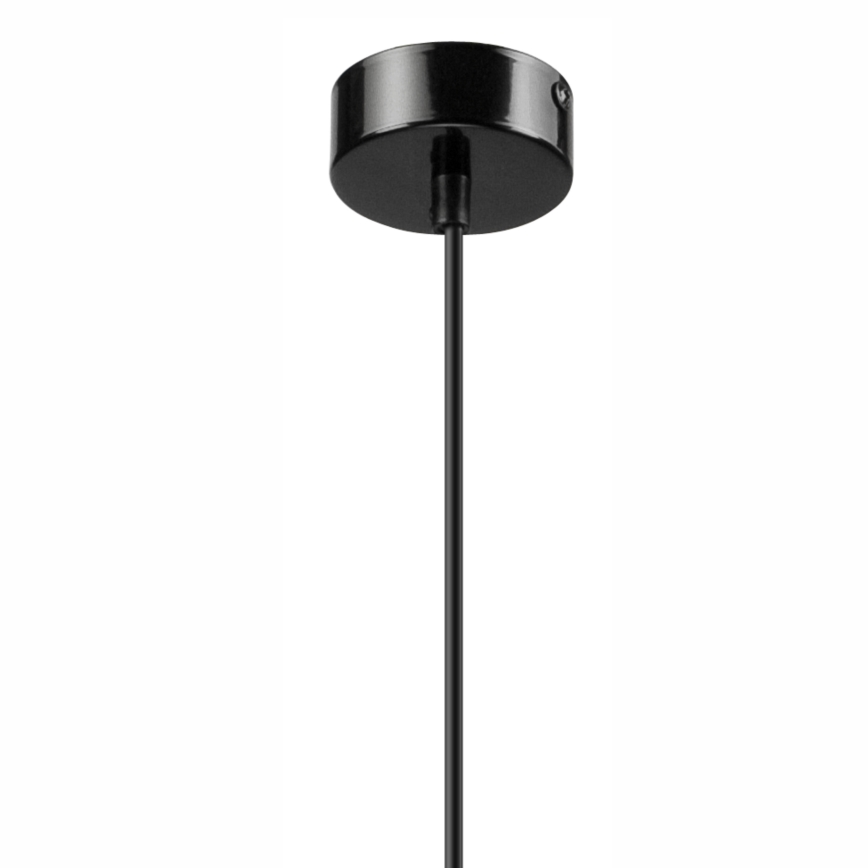 Lampa wisząca na linkę SIMON 1xE27/60W/230V czarny/buk