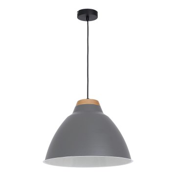 Lampa wisząca SKAL 1xE27/60W szara